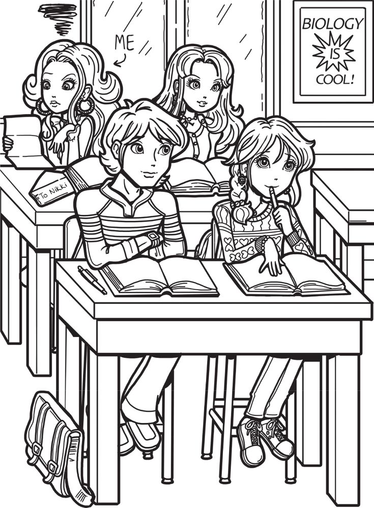 33 Dork Diaries Coloring Pages Printable 19