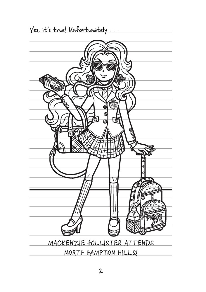 33 Dork Diaries Coloring Pages Printable 2