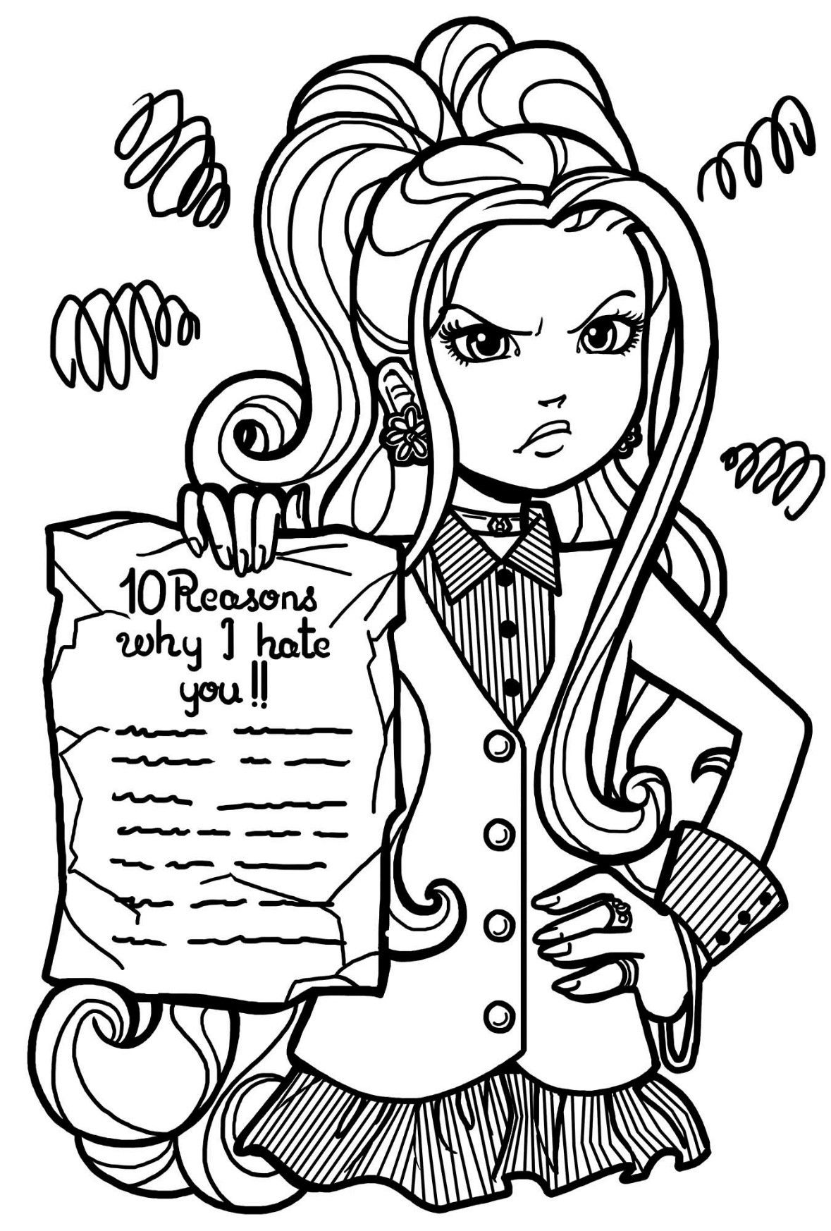 33 Dork Diaries Coloring Pages Printable 27