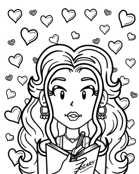 33 Dork Diaries Coloring Pages Printable 5