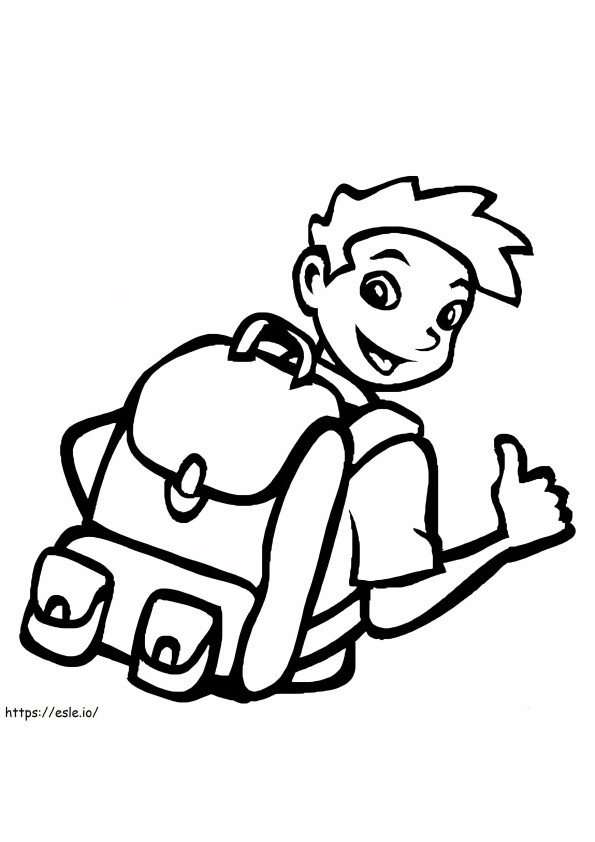 33 Fun Backpack Coloring Pages Printable 18