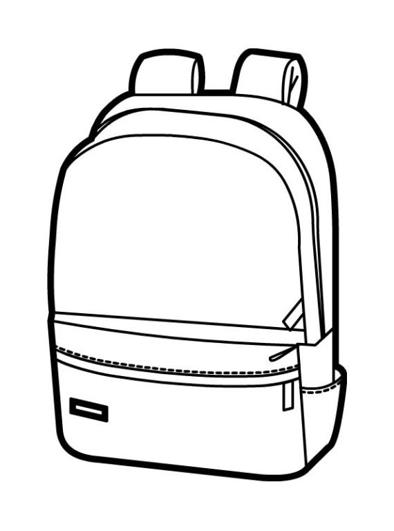 33 Fun Backpack Coloring Pages Printable 26