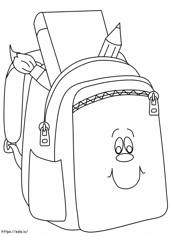 33 Fun Backpack Coloring Pages Printable 33