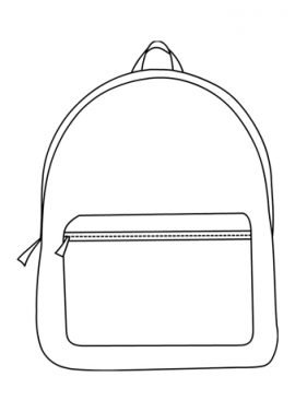 33 Fun Backpack Coloring Pages Printable 35