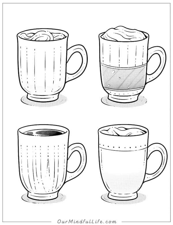 33 Fun Coffee Cup Coloring Pages Printable 10