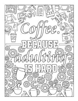 33 Fun Coffee Cup Coloring Pages Printable 23