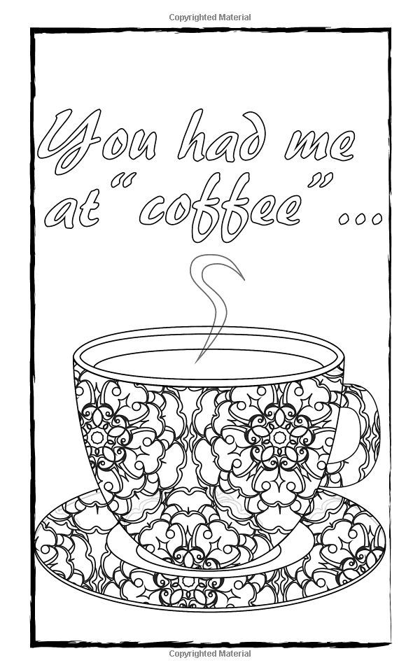 33 Fun Coffee Cup Coloring Pages Printable 3