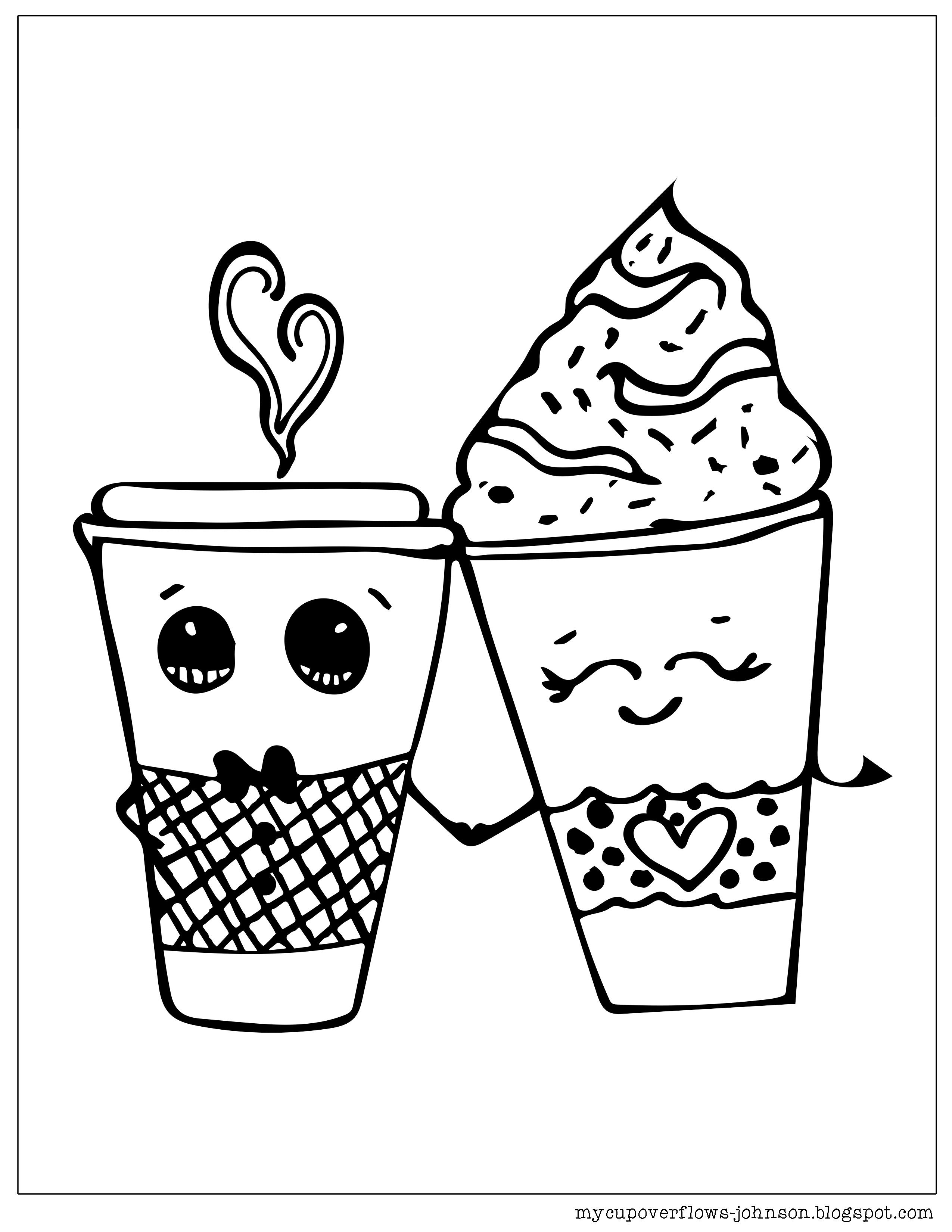 33 Fun Coffee Cup Coloring Pages Printable 32