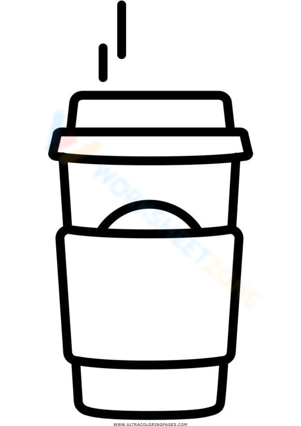 33 Fun Coffee Cup Coloring Pages Printable 34