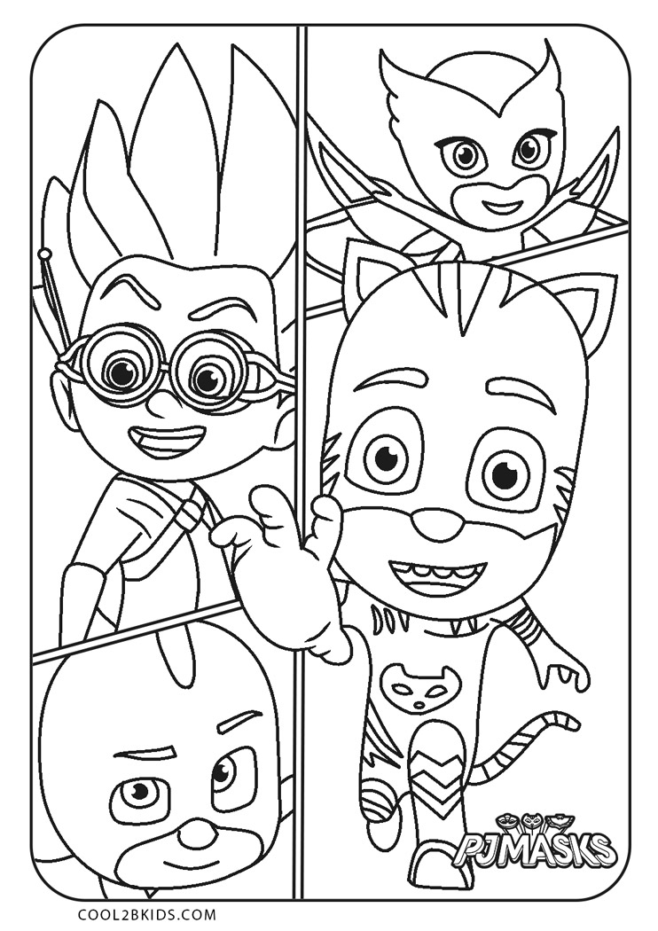 33 PJ Masks Coloring Pages Printable 24