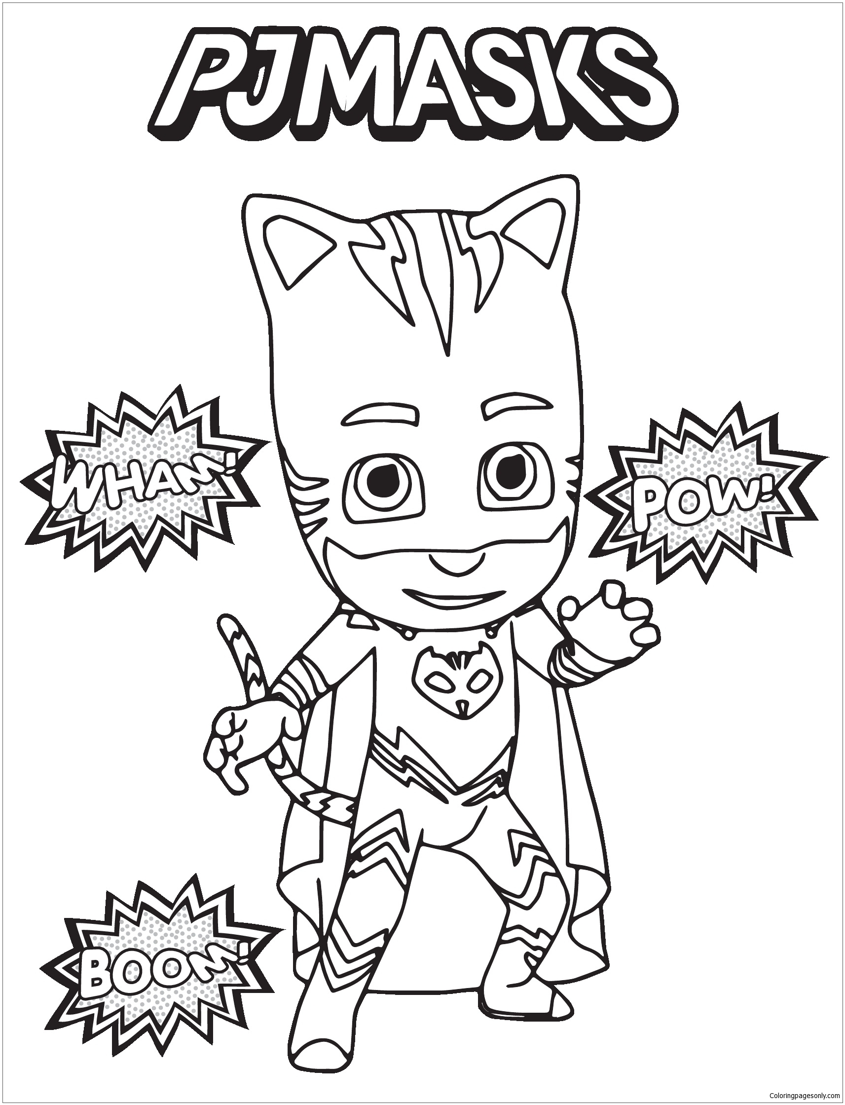 33 PJ Masks Coloring Pages Printable 3