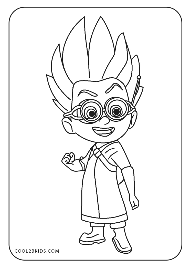 33 PJ Masks Coloring Pages Printable 4