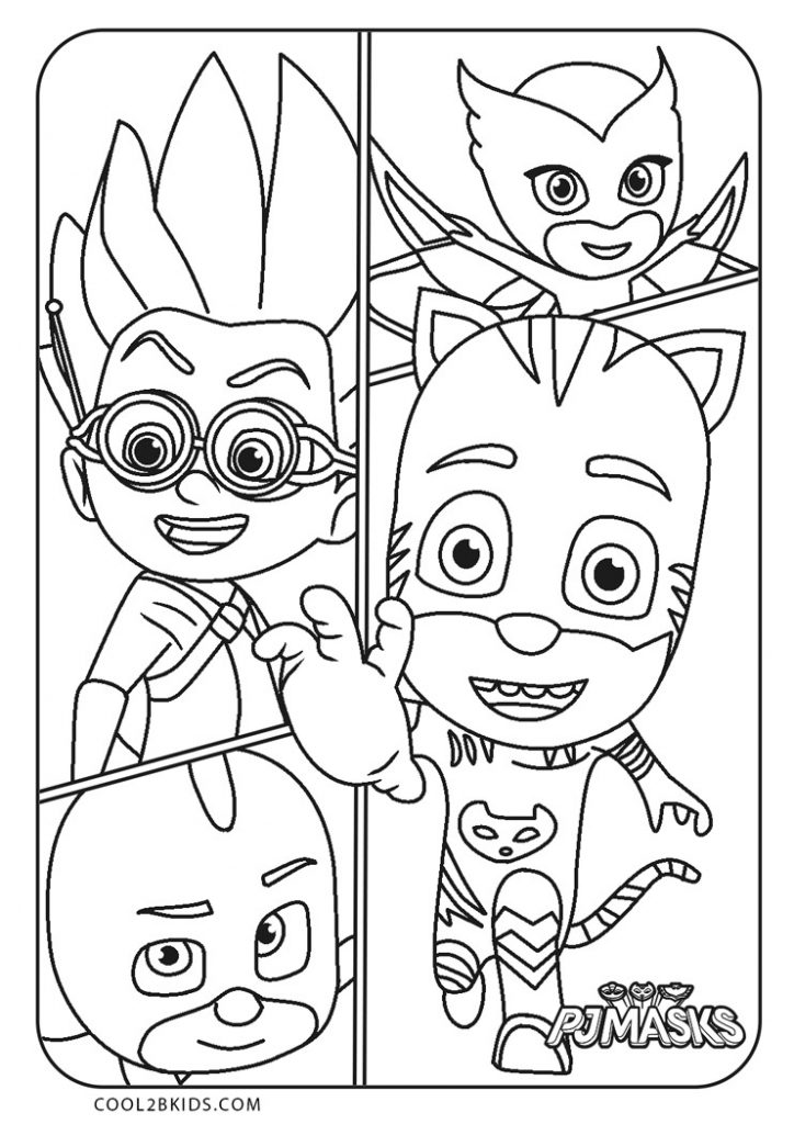 33 PJ Masks Coloring Pages Printable 9