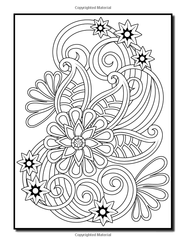 33 Relaxing Adult Coloring Pages by Number Printable 17