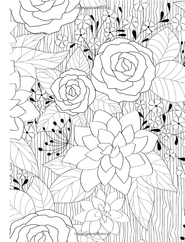 33 Relaxing Adult Coloring Pages by Number Printable 19