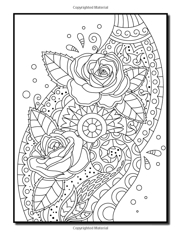 33 Relaxing Adult Coloring Pages by Number Printable 23