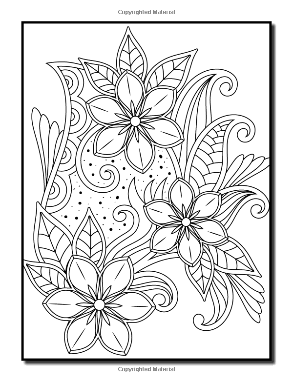 33 Relaxing Adult Coloring Pages by Number Printable 25