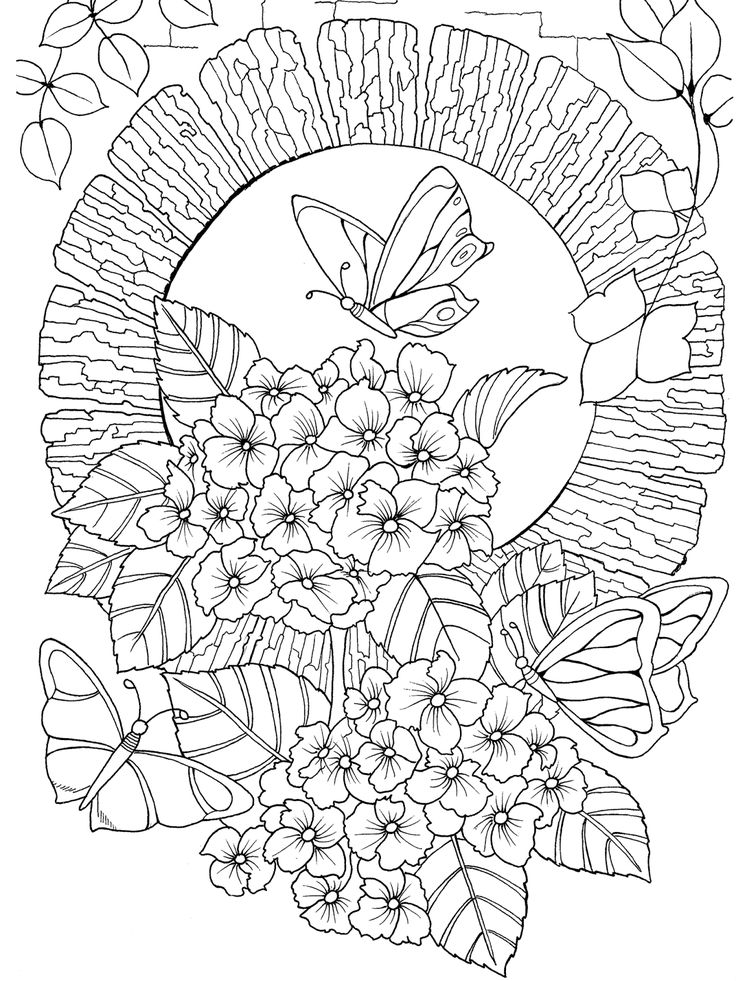 33 Relaxing Adult Coloring Pages by Number Printable 29