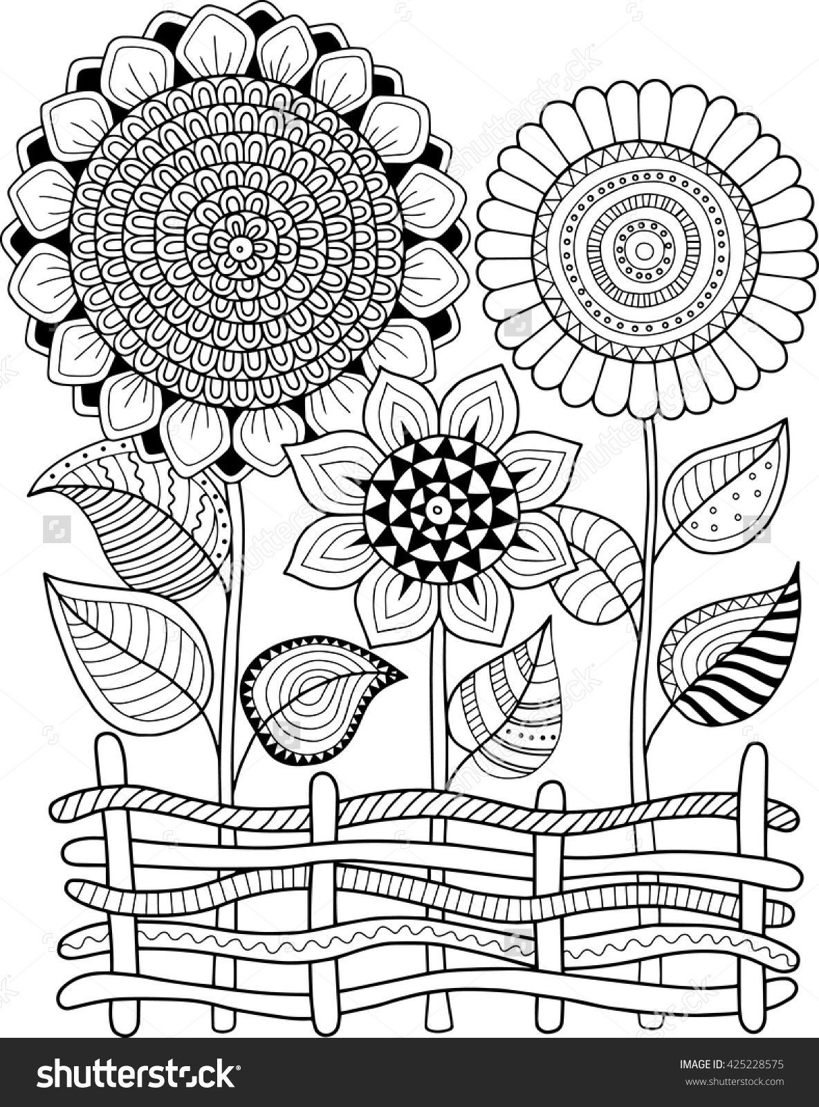 33 Relaxing Adult Coloring Pages by Number Printable 4