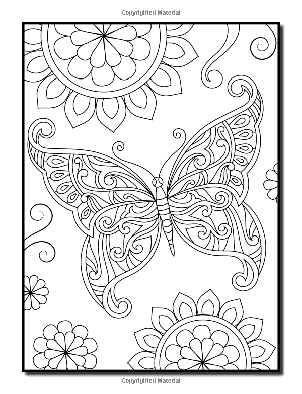 33 Relaxing Adult Coloring Pages by Number Printable 9