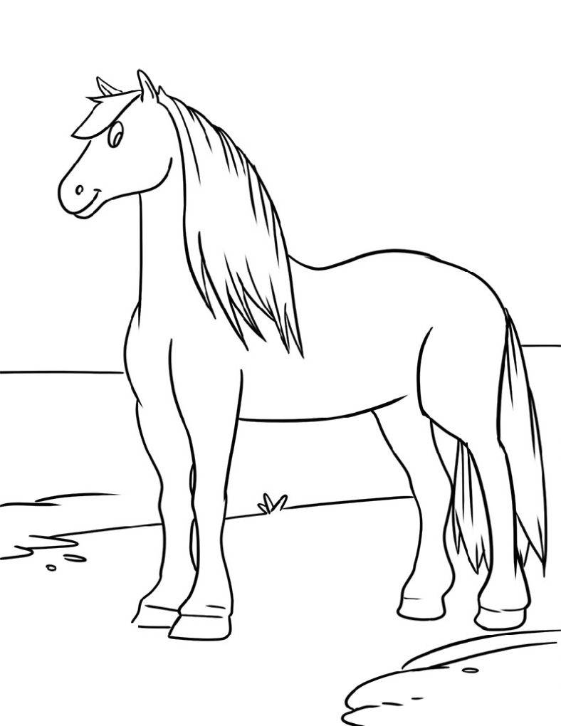 33 Wild Horse Coloring Pages Printable 20