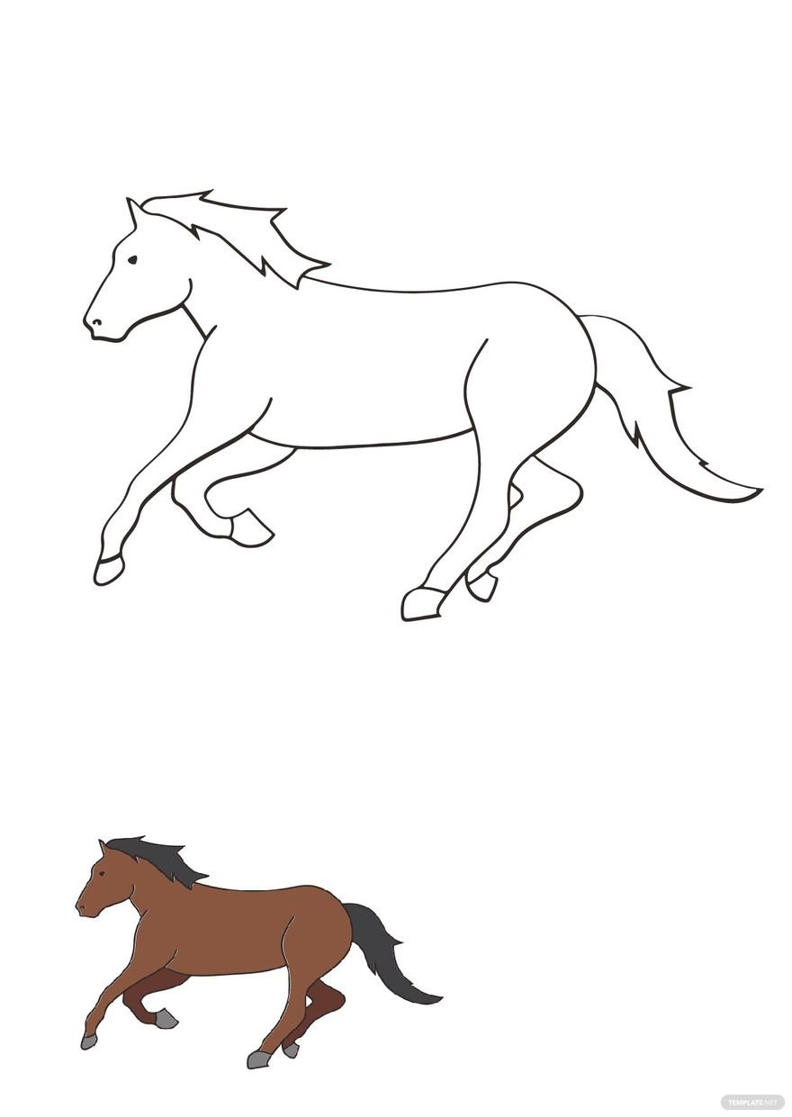 33 Wild Horse Coloring Pages Printable 22