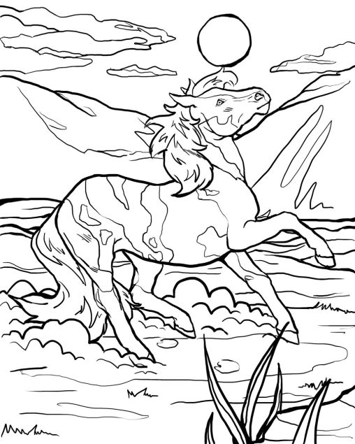 33 Wild Horse Coloring Pages Printable 25