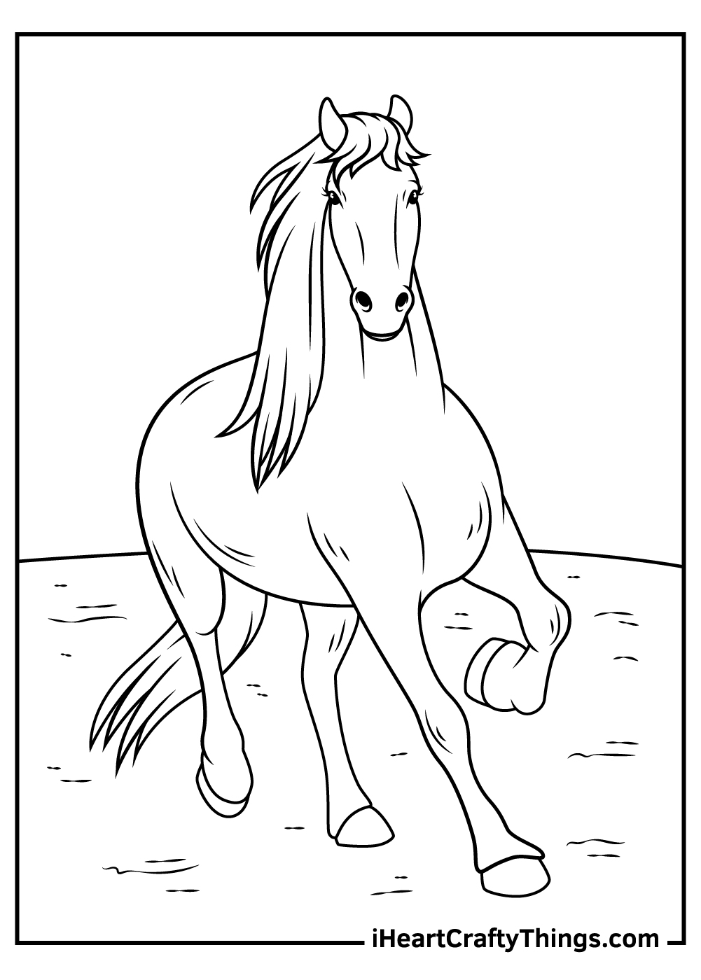 33 Wild Horse Coloring Pages Printable 27