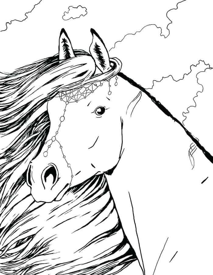 33 Wild Horse Coloring Pages Printable 8