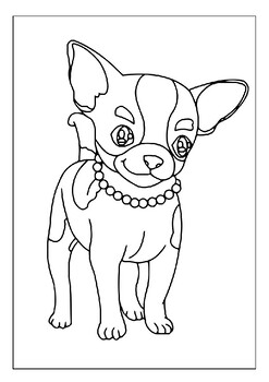 34 Adorable Chihuahua Coloring Pages Printable 34