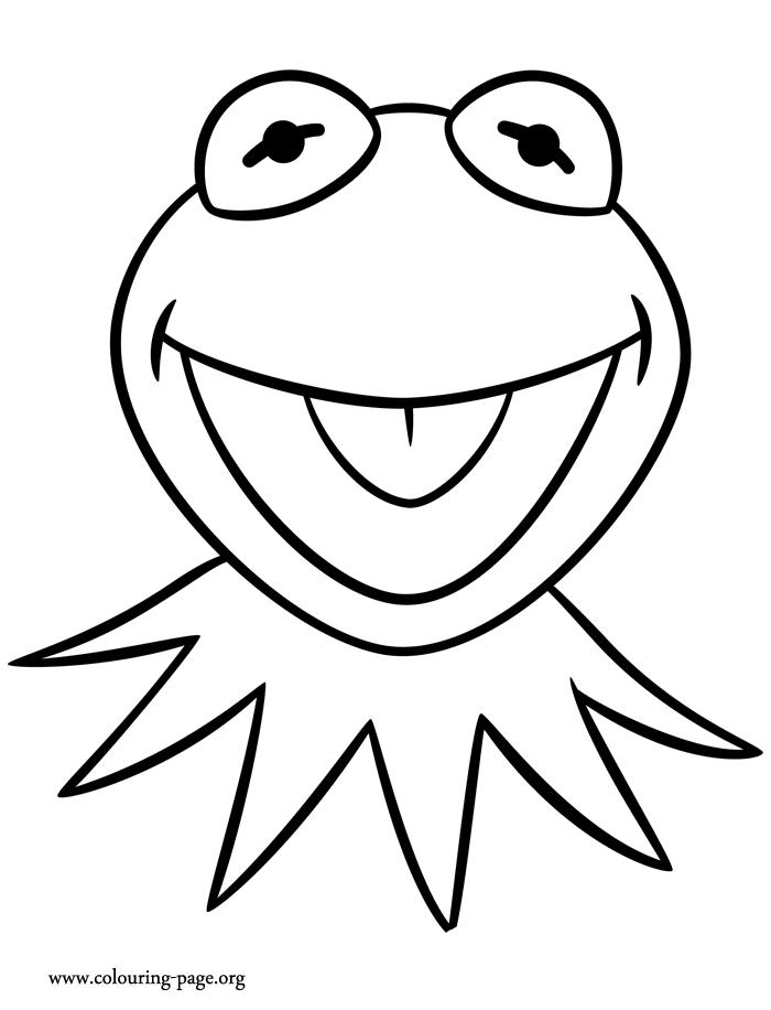 34 Adorable Kermit the Frog Coloring Page Printable 1