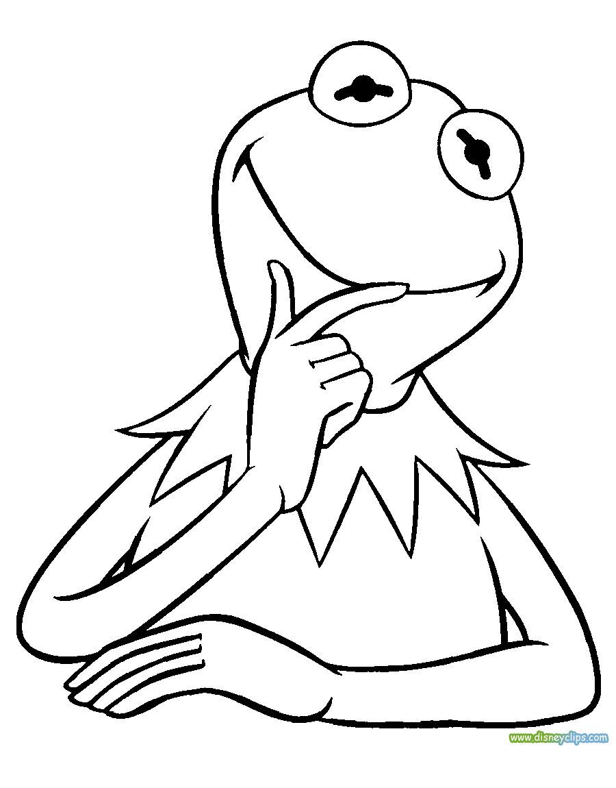 34 Adorable Kermit the Frog Coloring Page Printable 24