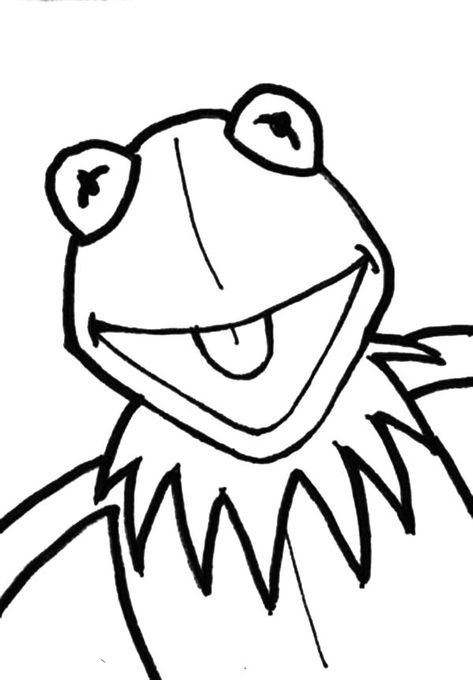 34 Adorable Kermit the Frog Coloring Page Printable 4