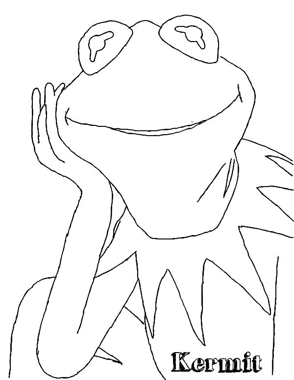 34 Adorable Kermit the Frog Coloring Page Printable 6