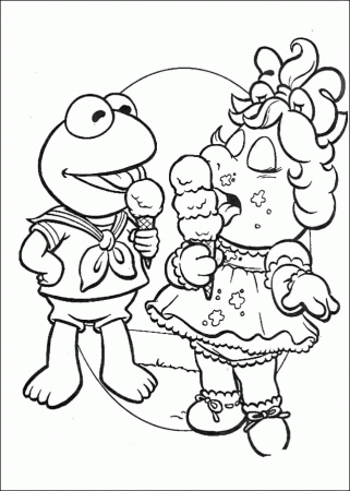 34 Adorable Kermit the Frog Coloring Page Printable 7