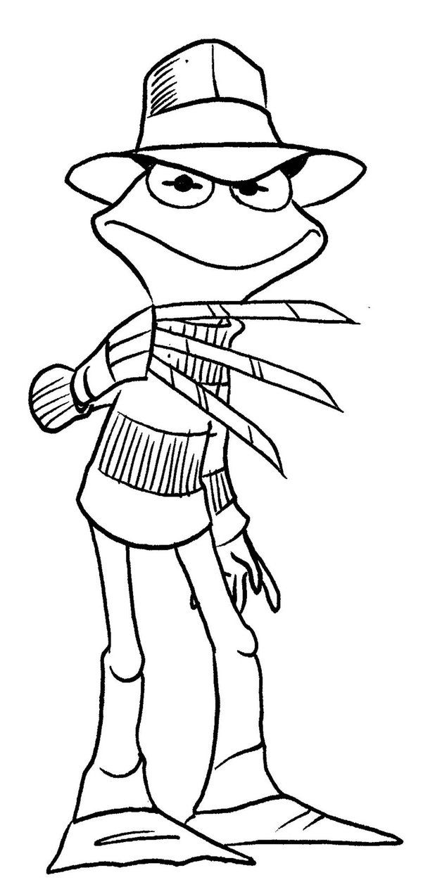 34 Adorable Kermit the Frog Coloring Page Printable 8