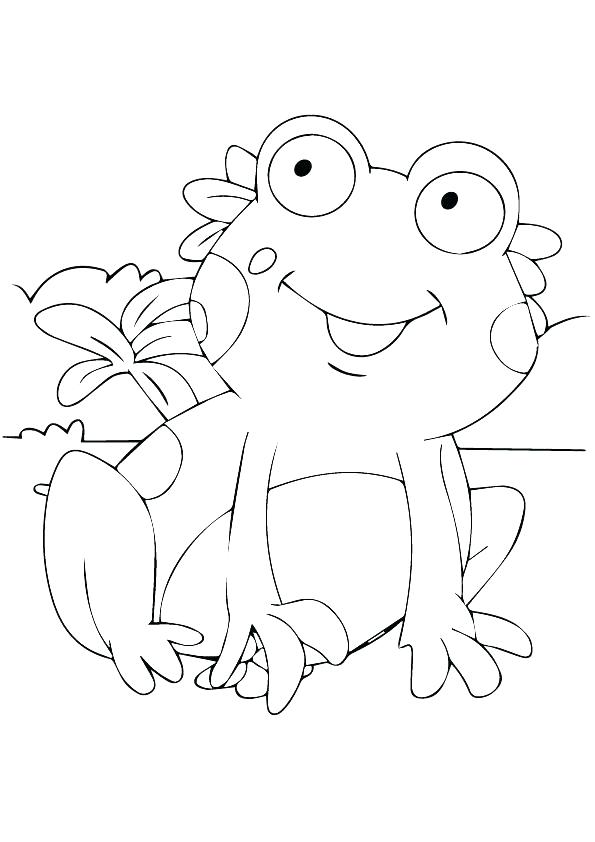 34 Adorable Tadpole and Froglet Coloring Pages Printable 12