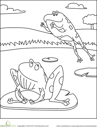 34 Adorable Tadpole and Froglet Coloring Pages Printable 19