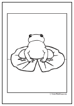 34 Adorable Tadpole and Froglet Coloring Pages Printable 22