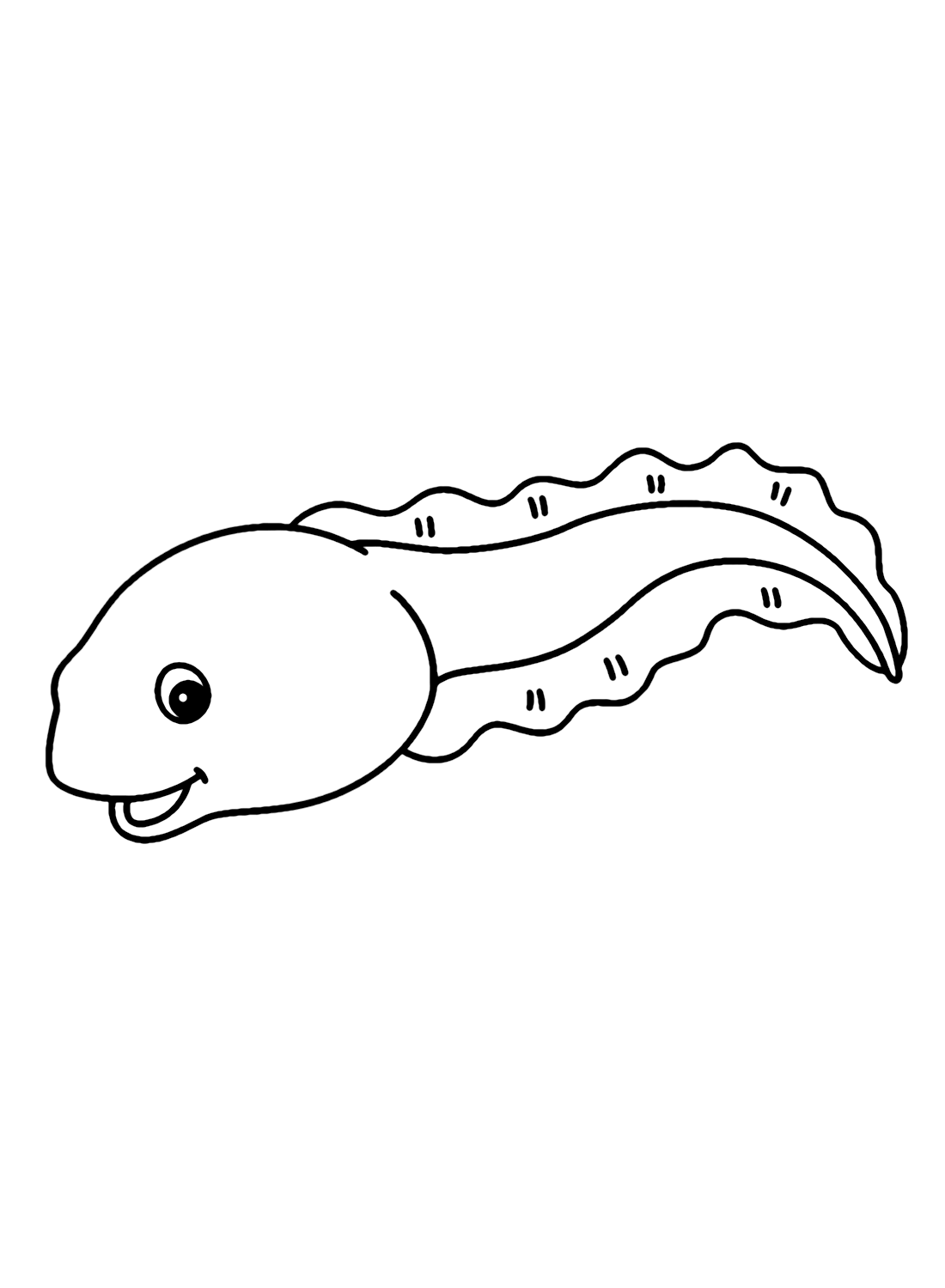 34 Adorable Tadpole and Froglet Coloring Pages Printable 5