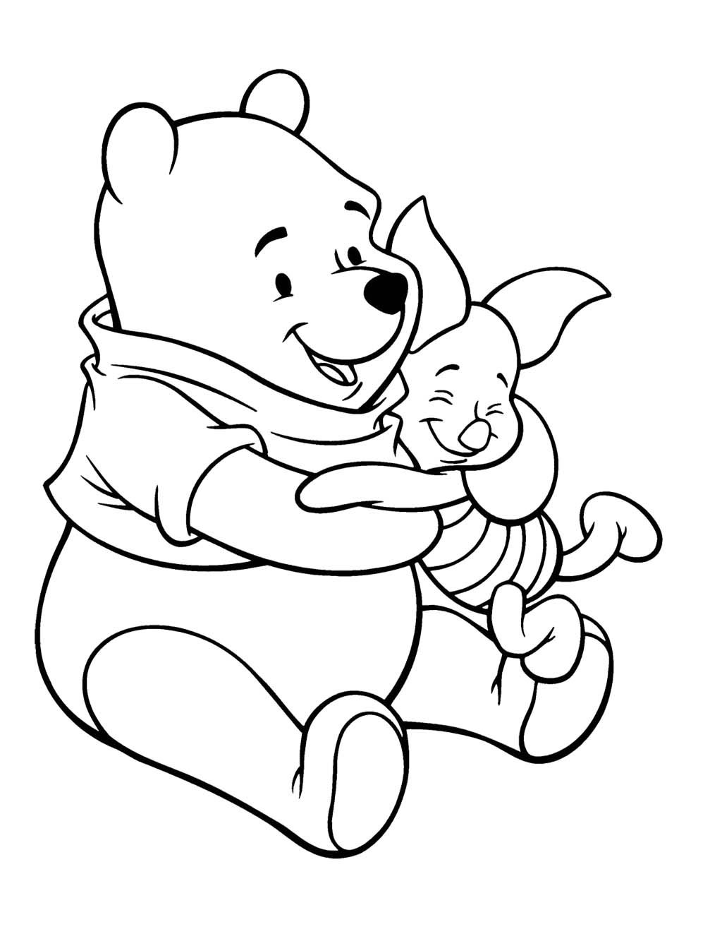 34 Charming Winnie the Pooh Coloring Pages Printable 14