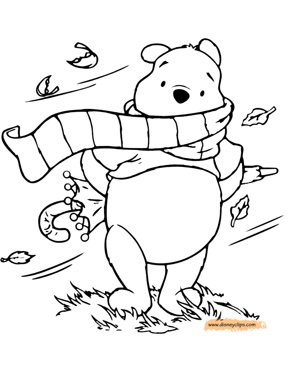 34 Charming Winnie the Pooh Coloring Pages Printable 21