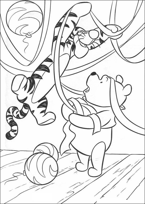 34 Charming Winnie the Pooh Coloring Pages Printable 23