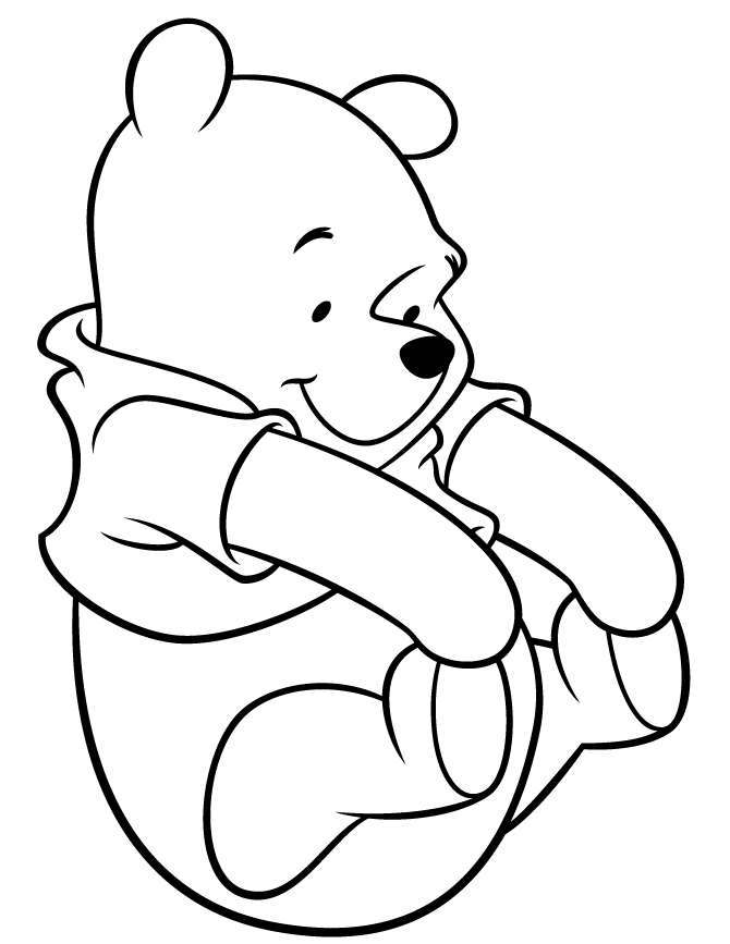 34 Charming Winnie the Pooh Coloring Pages Printable 27