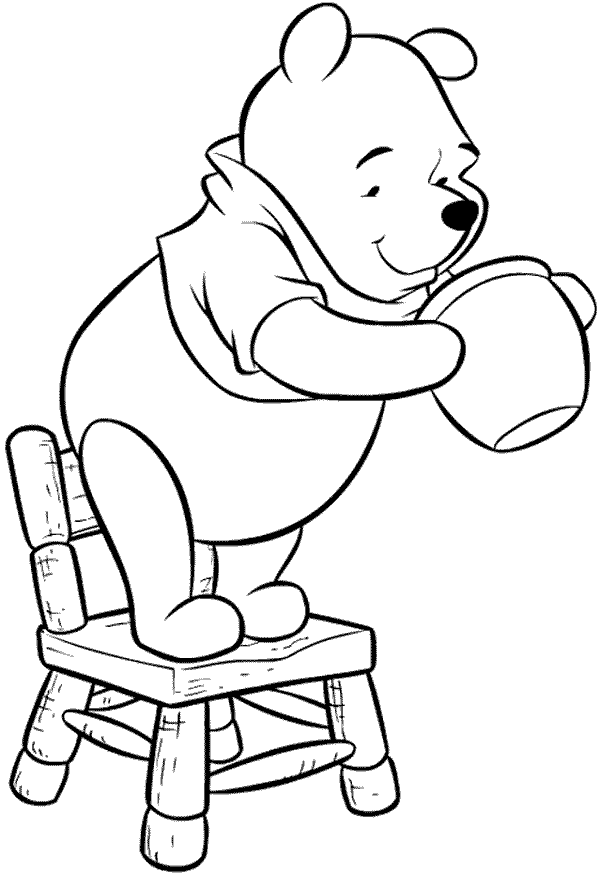 34 Charming Winnie the Pooh Coloring Pages Printable 31