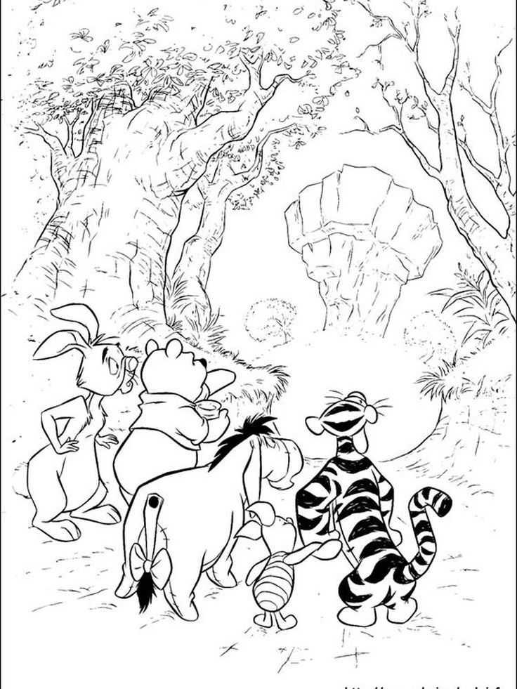 34 Charming Winnie the Pooh Coloring Pages Printable 34