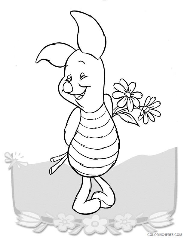 34 Charming Winnie the Pooh Coloring Pages Printable 35