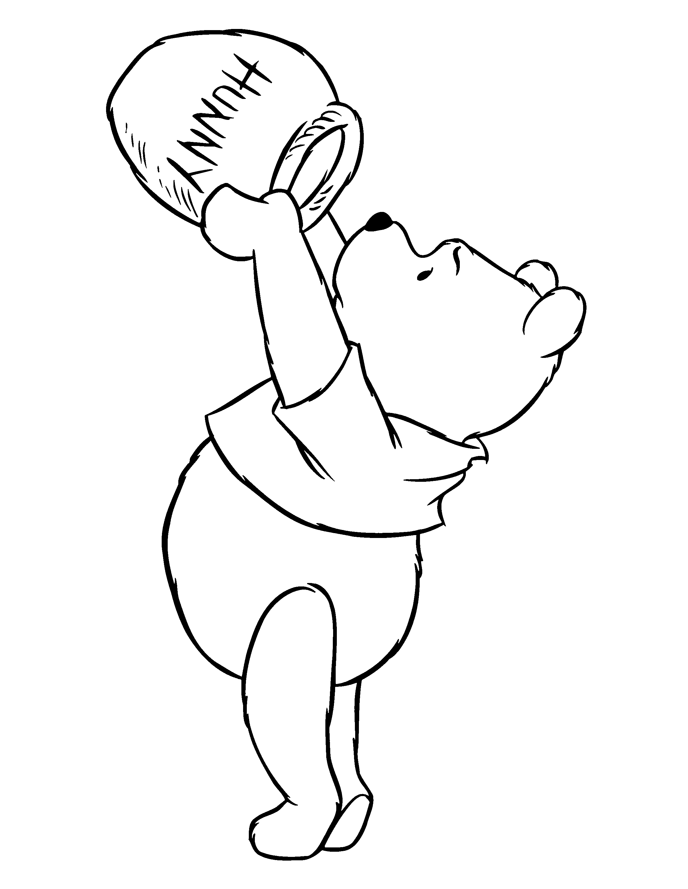 34 Charming Winnie the Pooh Coloring Pages Printable 6