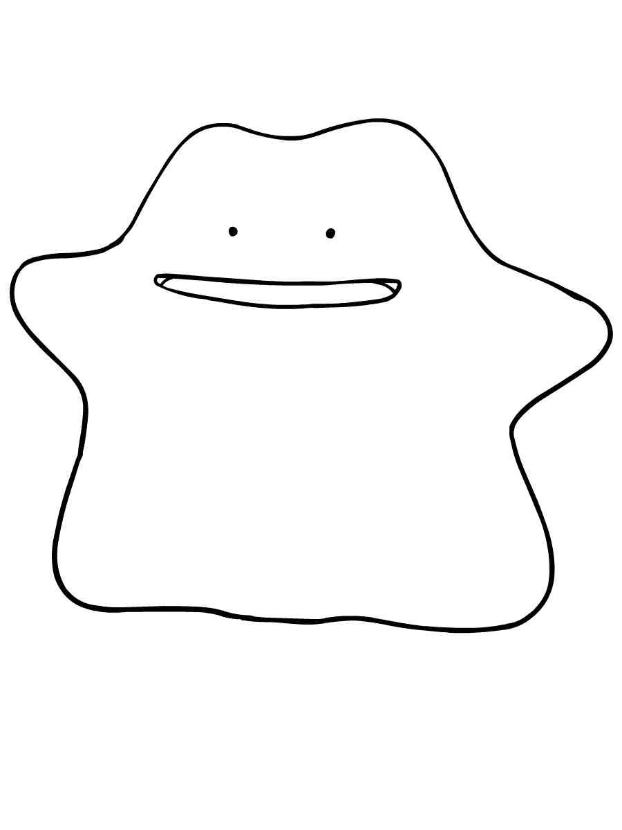 34 Cute Ditto Coloring Page Printable 2