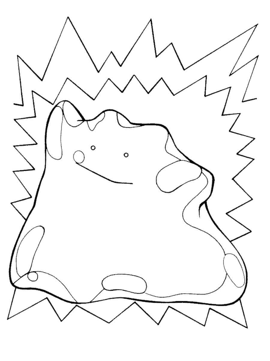 34 Cute Ditto Coloring Page Printable 24